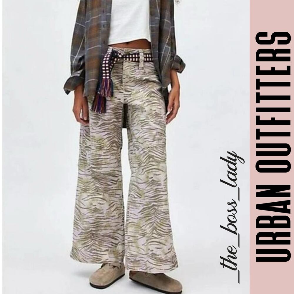 Urban Outfitters BDG wide-leg canvas pants 0